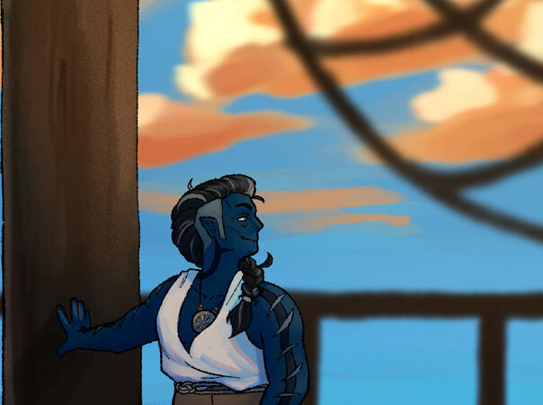 Half Body with Background